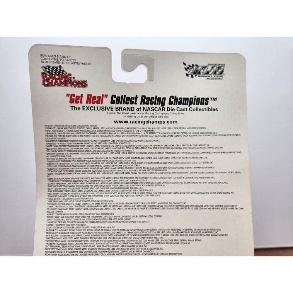 1997 Edition Racing Champions 1:64 Ricky Rudd Ford Tide #10 With Card & Stand - Picture 10 of 11